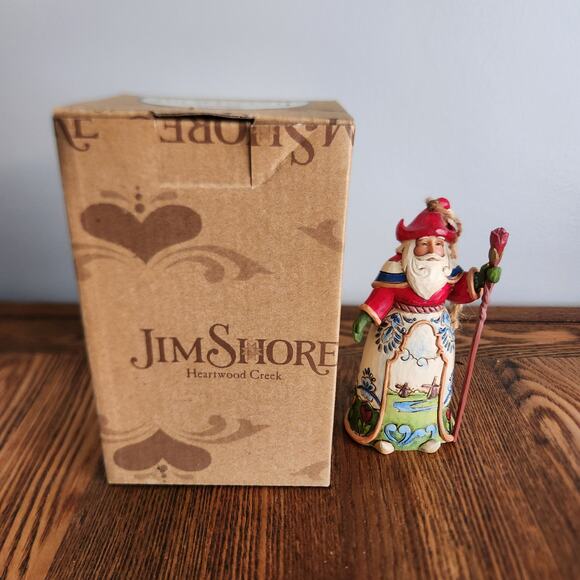 Jim Shore Dutch Santa Hanging Ornament 2013 Heartwood Creek 4.5"T - Picture 1 of 5